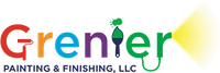 A logo for grenier painting and finishing llc