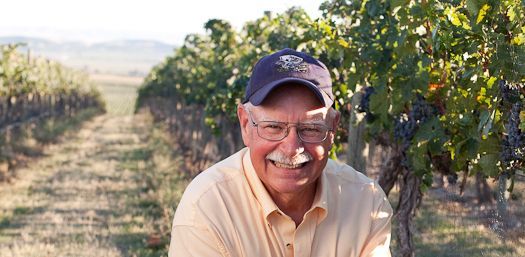 Hugh loves spending time in the vines