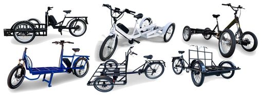 Guarda le Basi Meccaniche Cargo Bike Tricicli da Carico come basi meccaniche per Lavoro e allestimenti