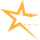 Gold star logo with 