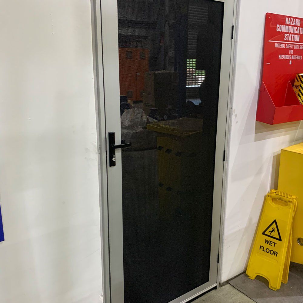 Installed Security Door — Canning Vale, WA — Homestead Industries