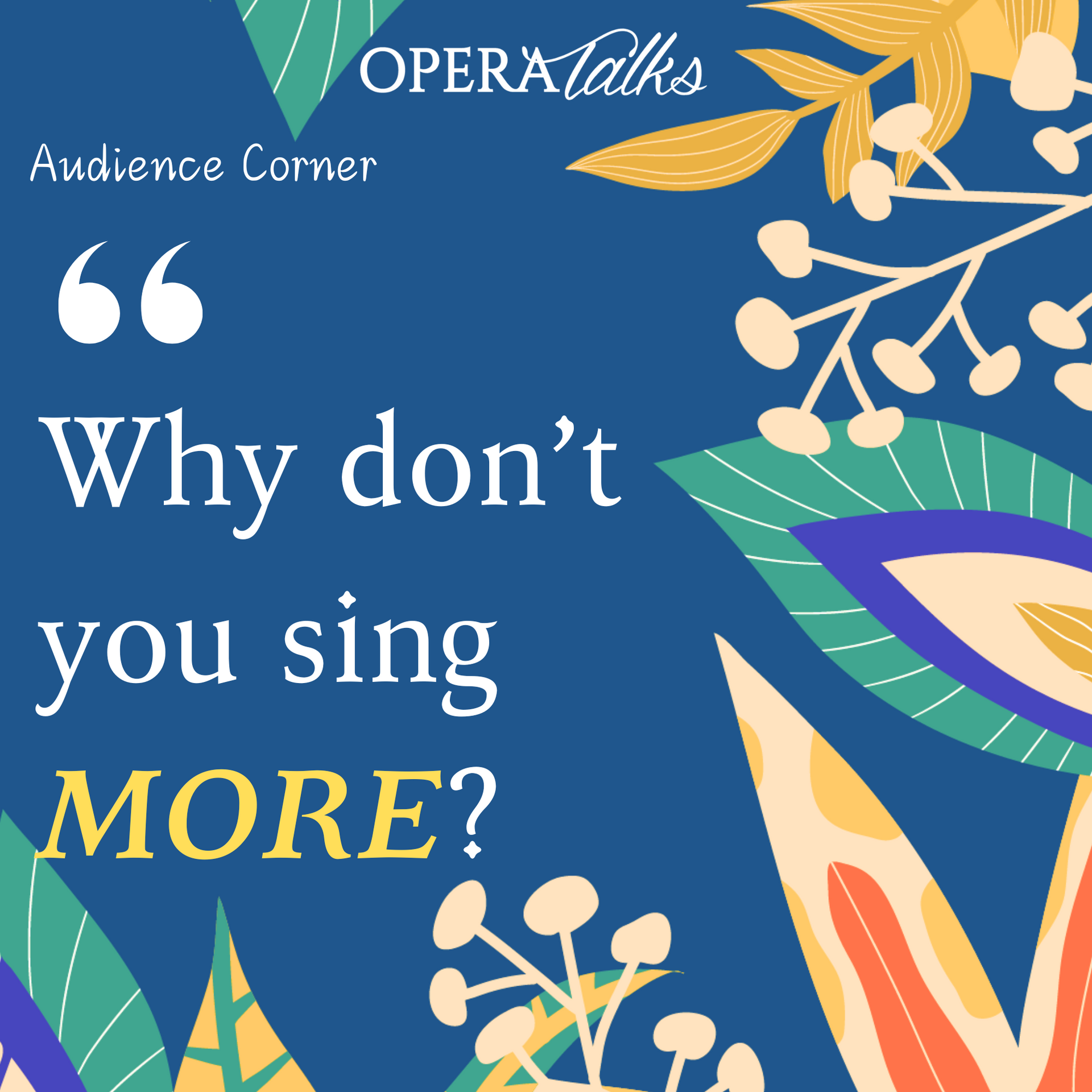 Opera Appreciation through a Conversation