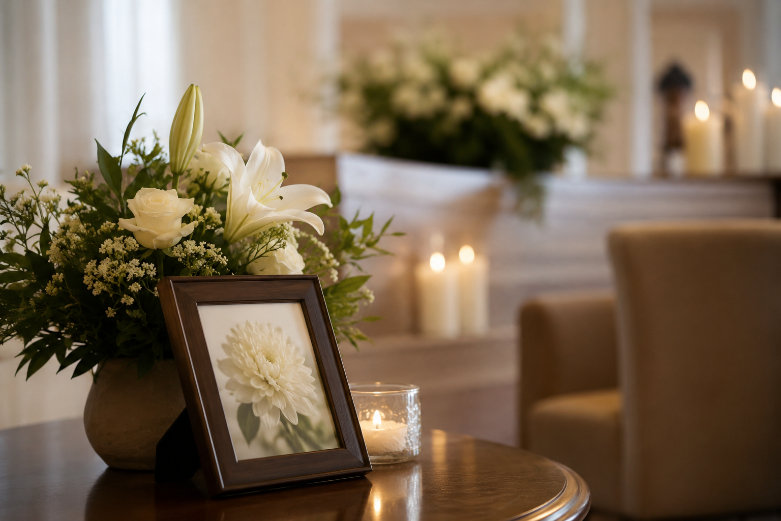 Memorial Display Representing Compassionate Funeral Services National City