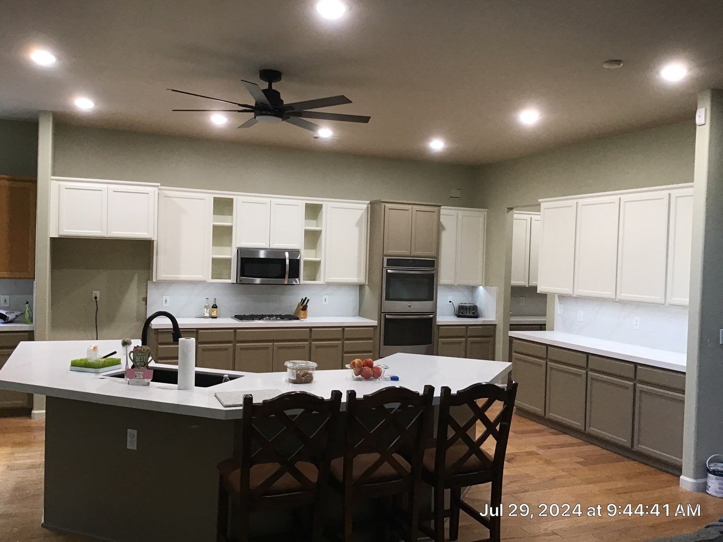 After Kitchen Cabinet Painting