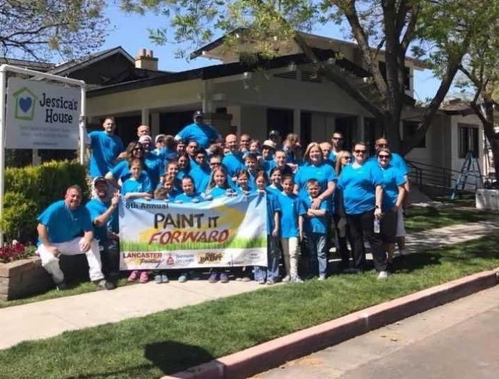 Lancaster Painting team at a Paint It Forward charity event