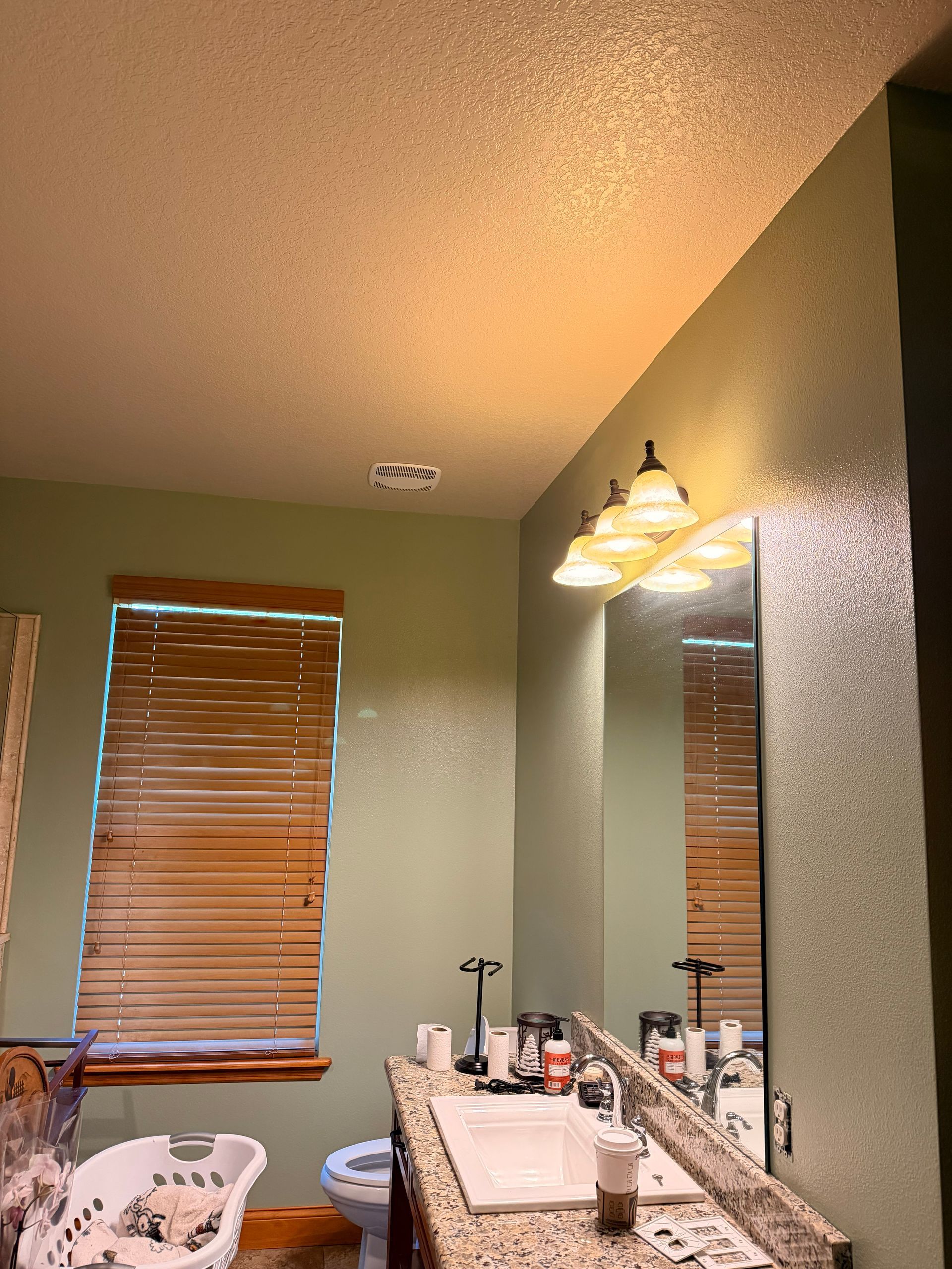 after painting guest bath