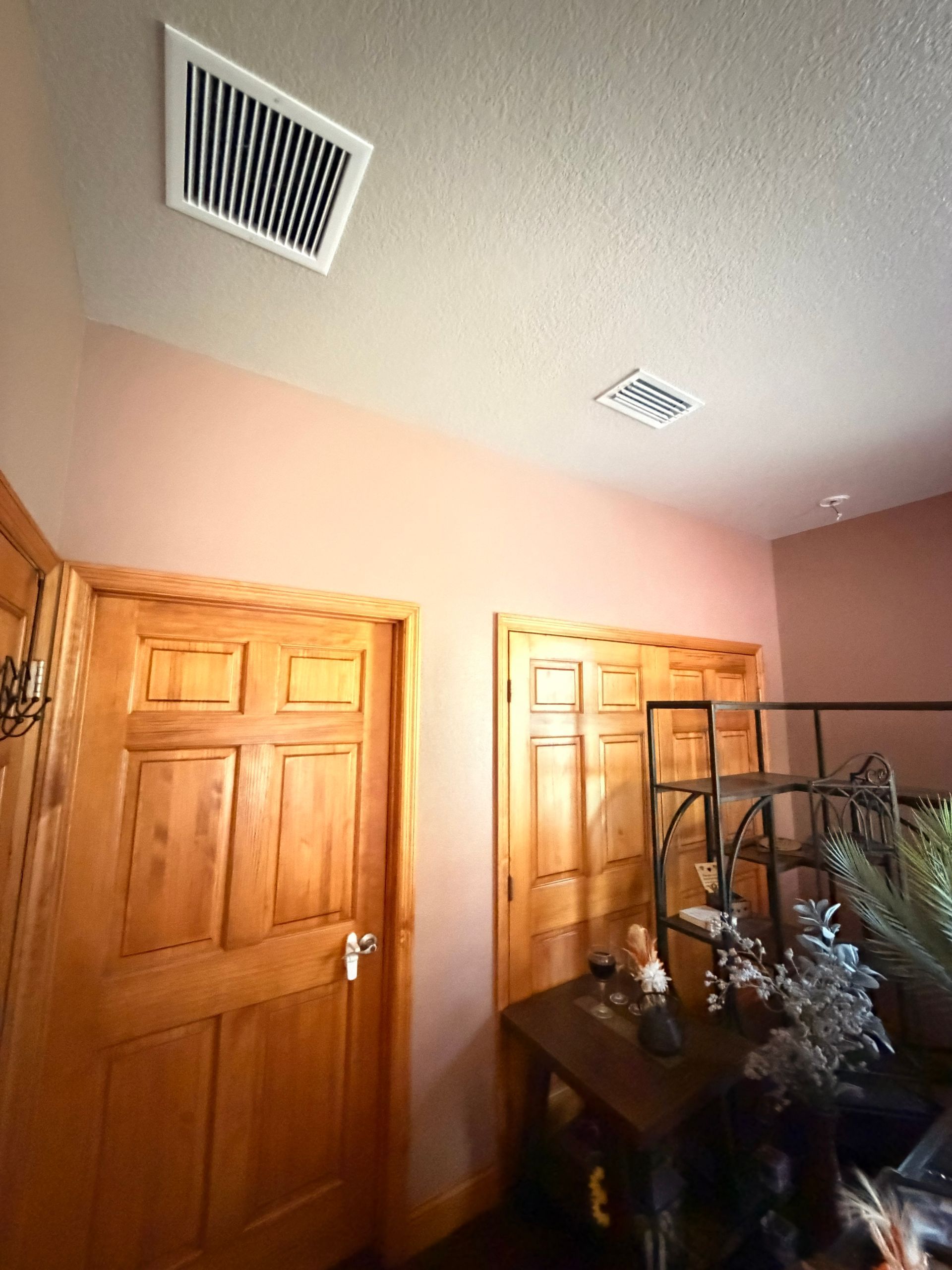 closet wall final painted in guest bed room