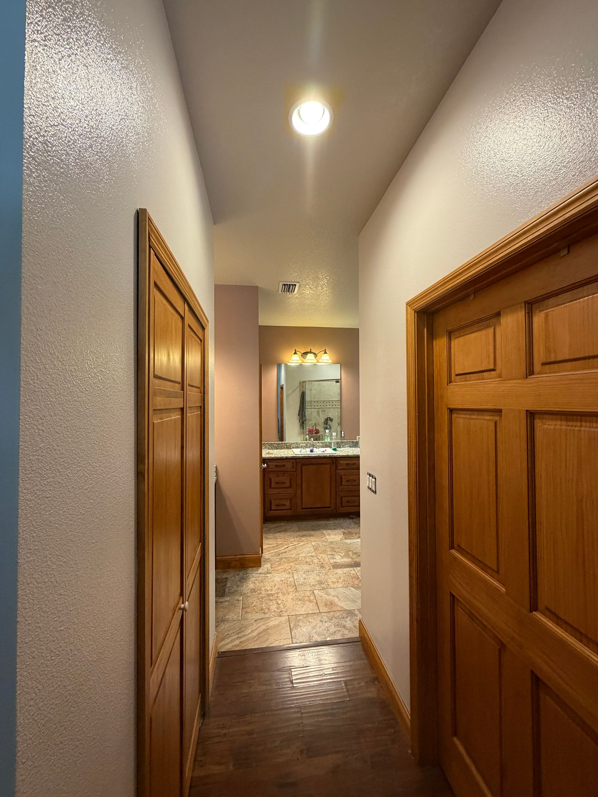 beautiful cut lines in master suite