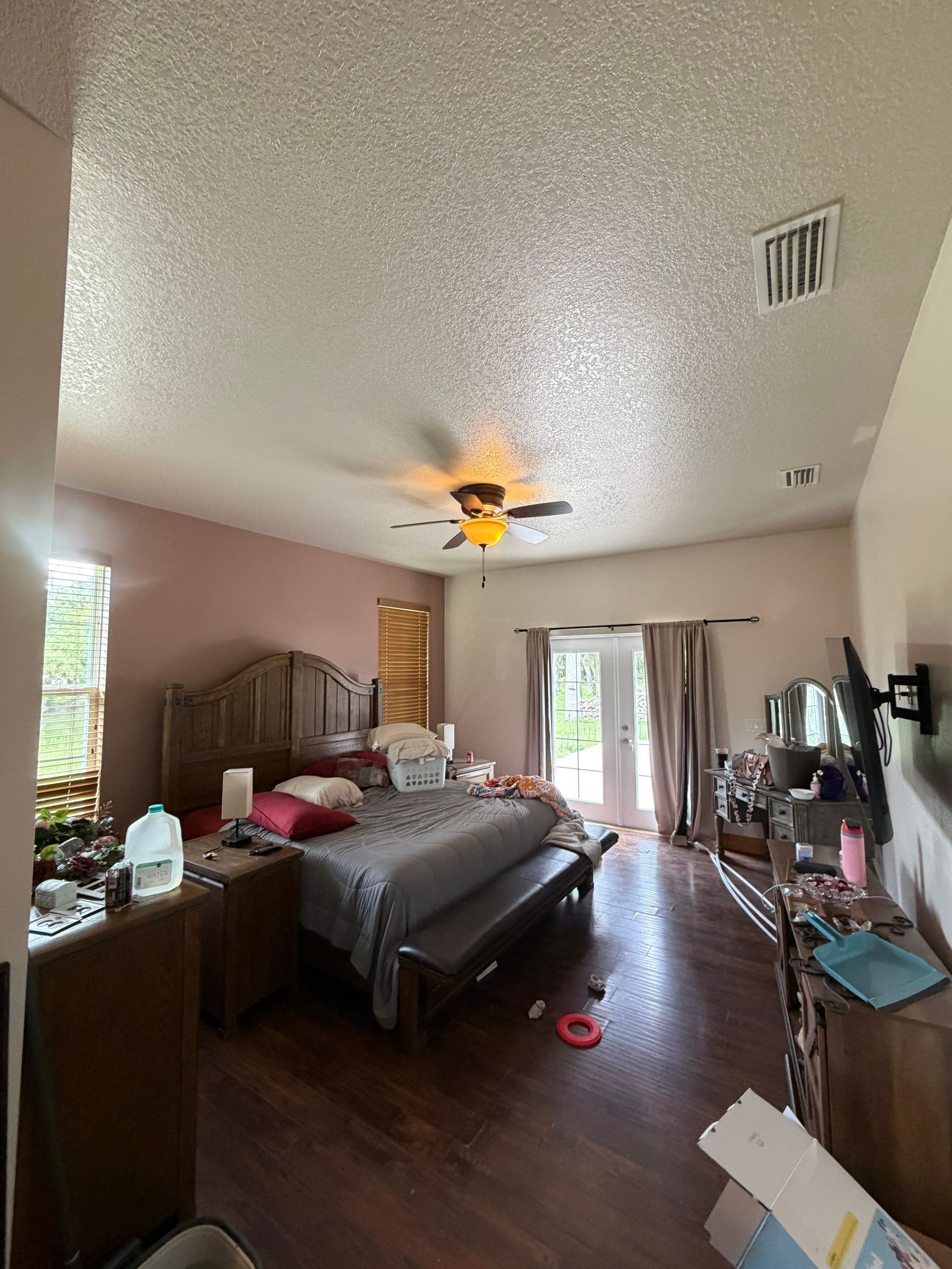 master bedroom accent wall