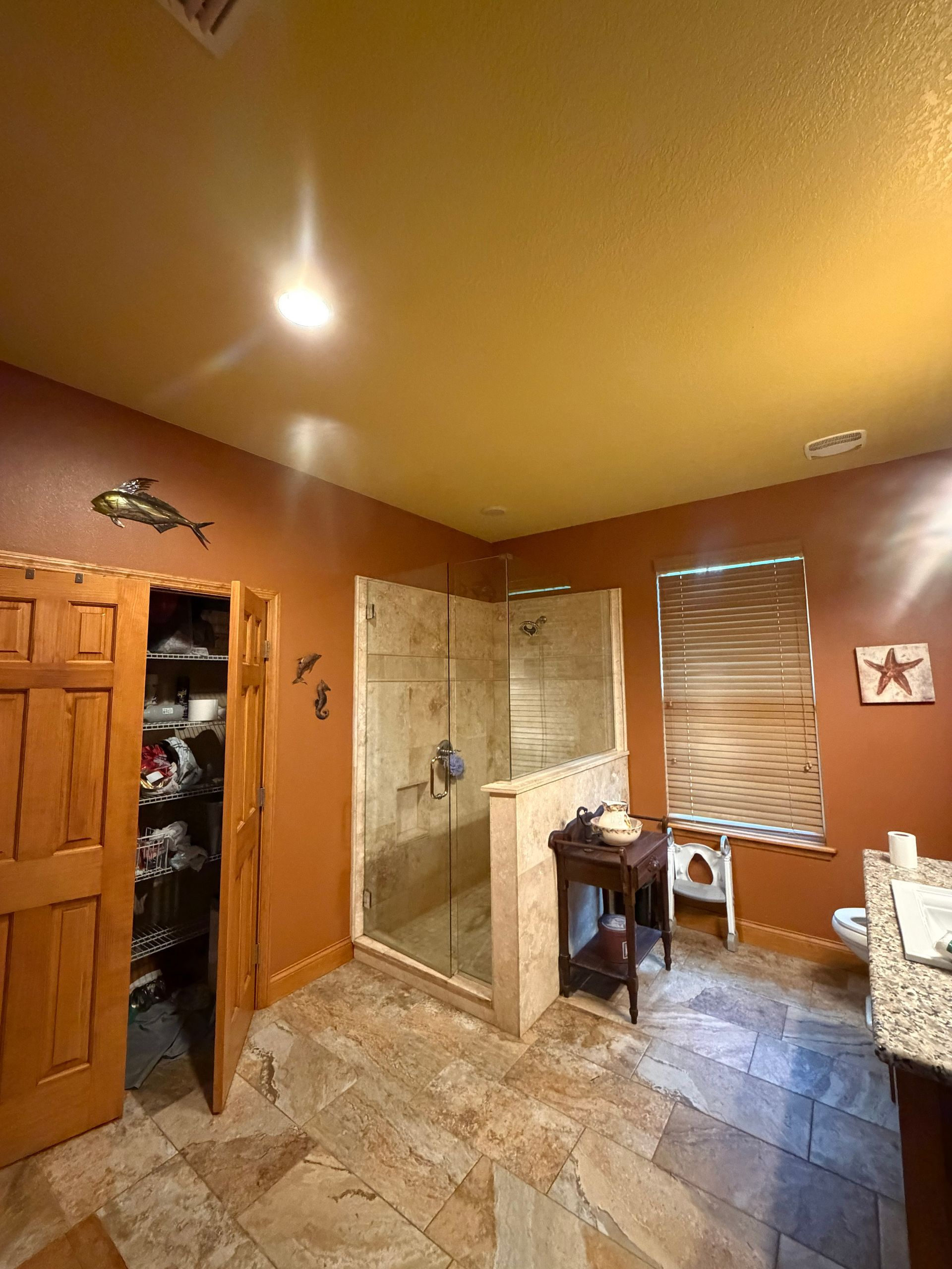 before painting guest bath