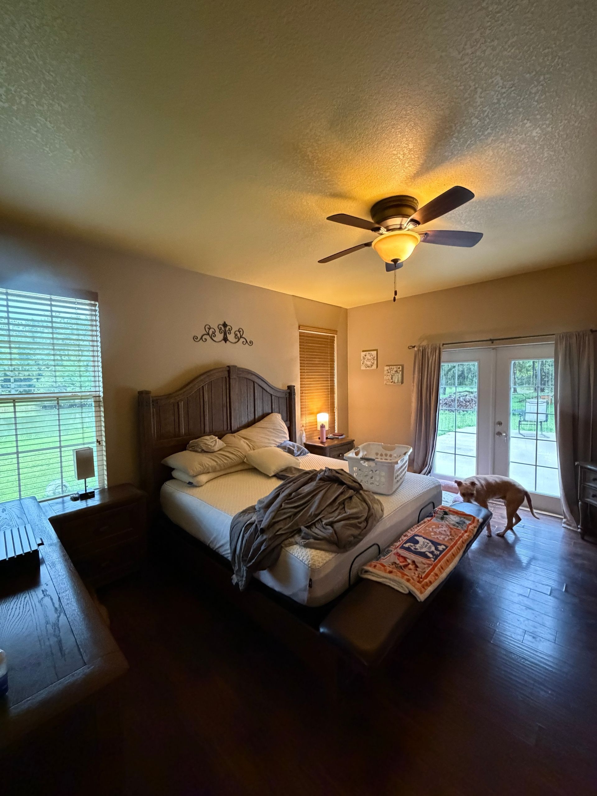 before photo of master bedroom