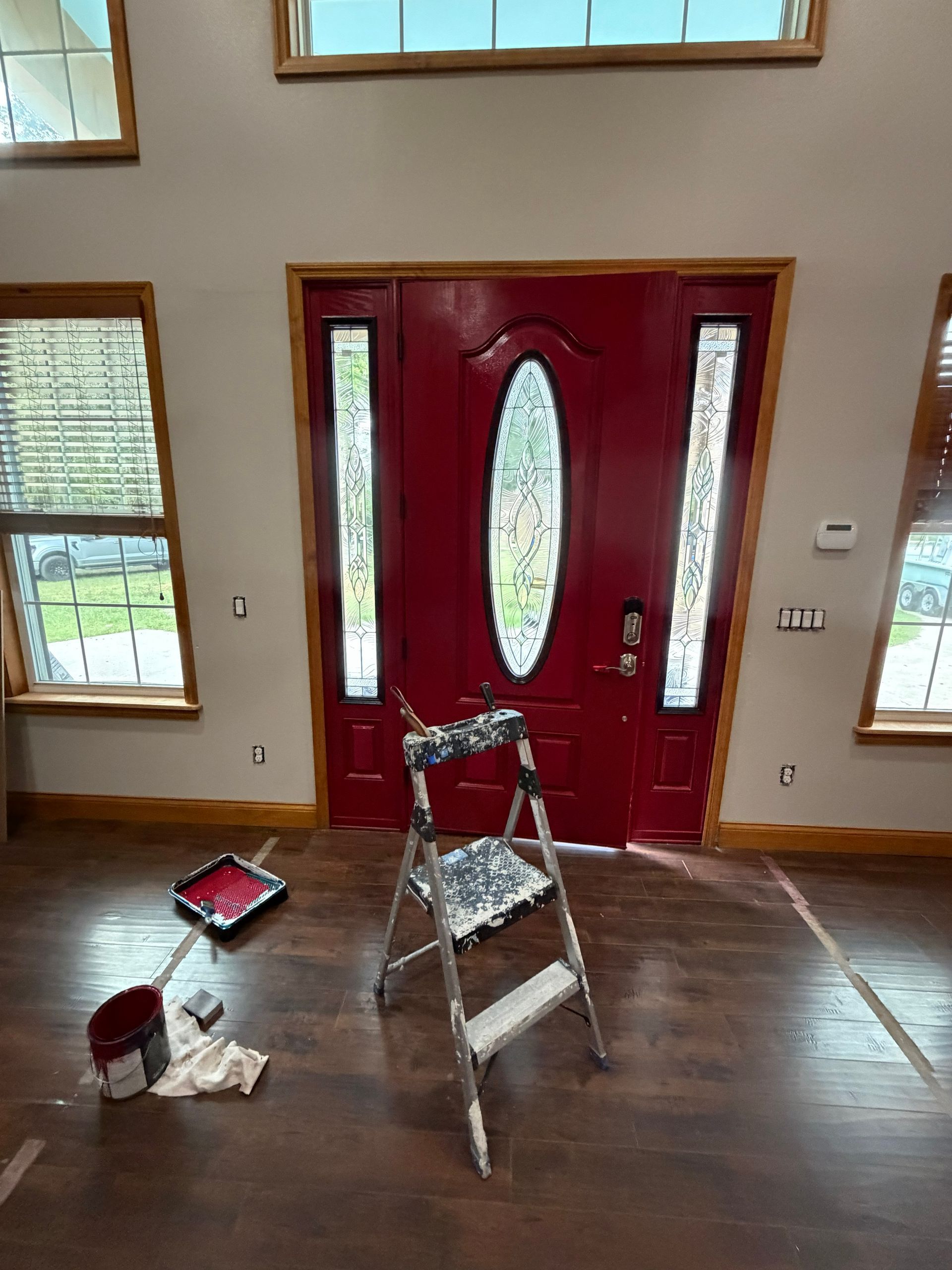 final painting entry door