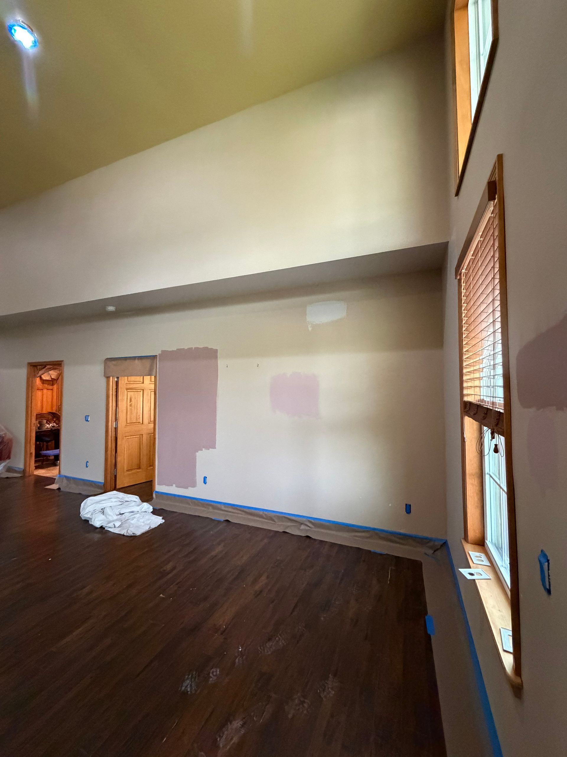 color selection process with homeowner
