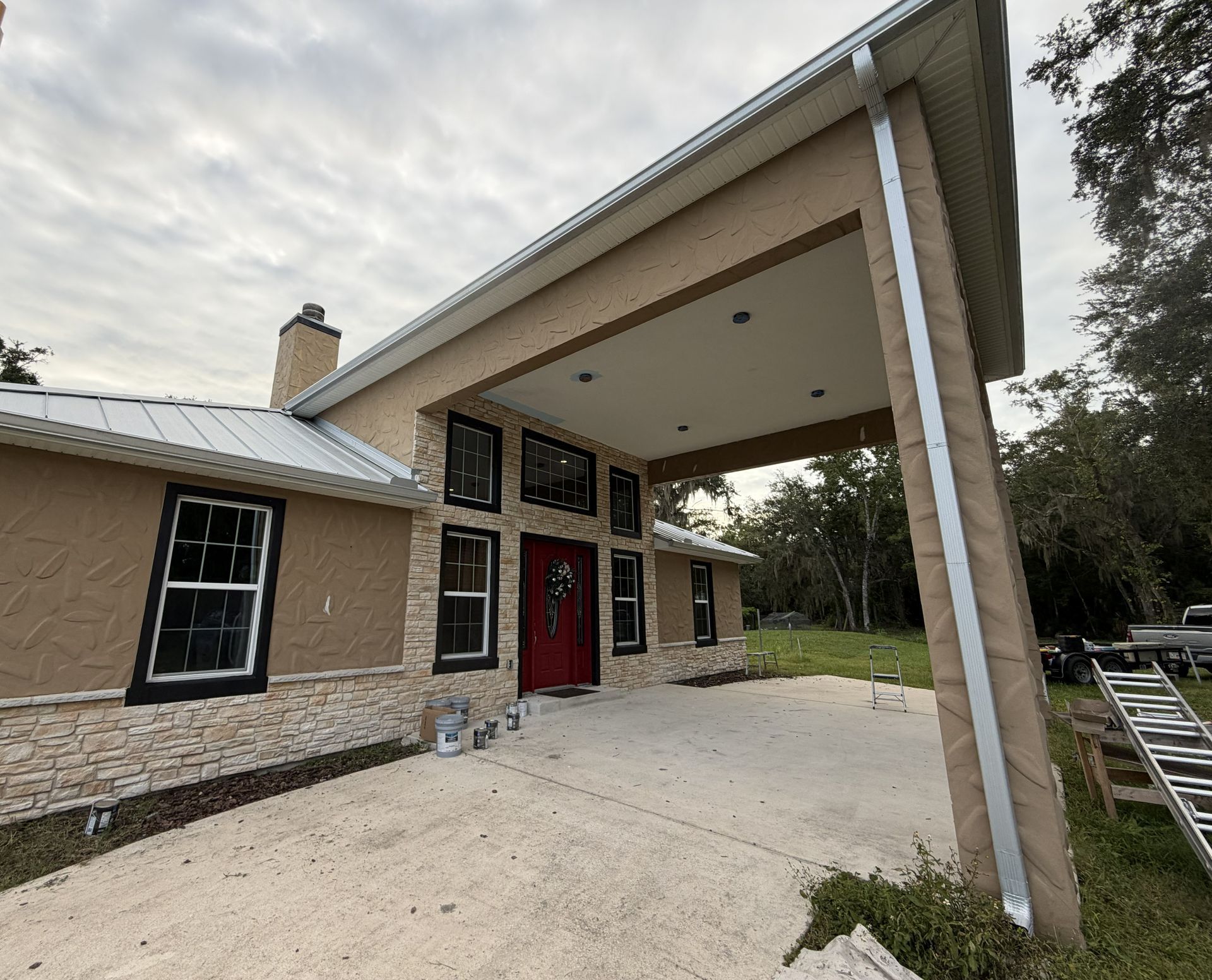 before front exterior view