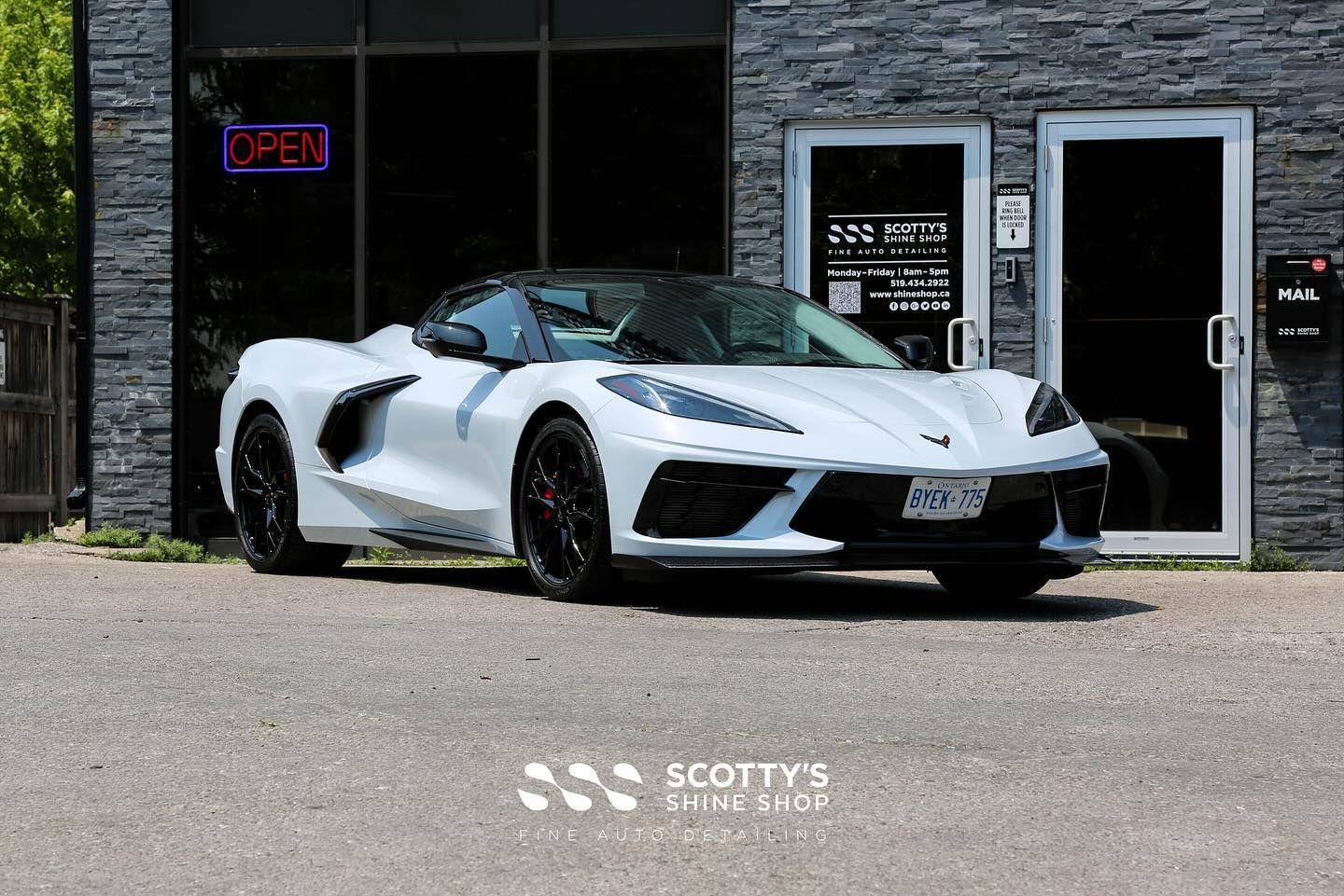 2023 Chevrolet Corvette Interior Detailing London, Ontario