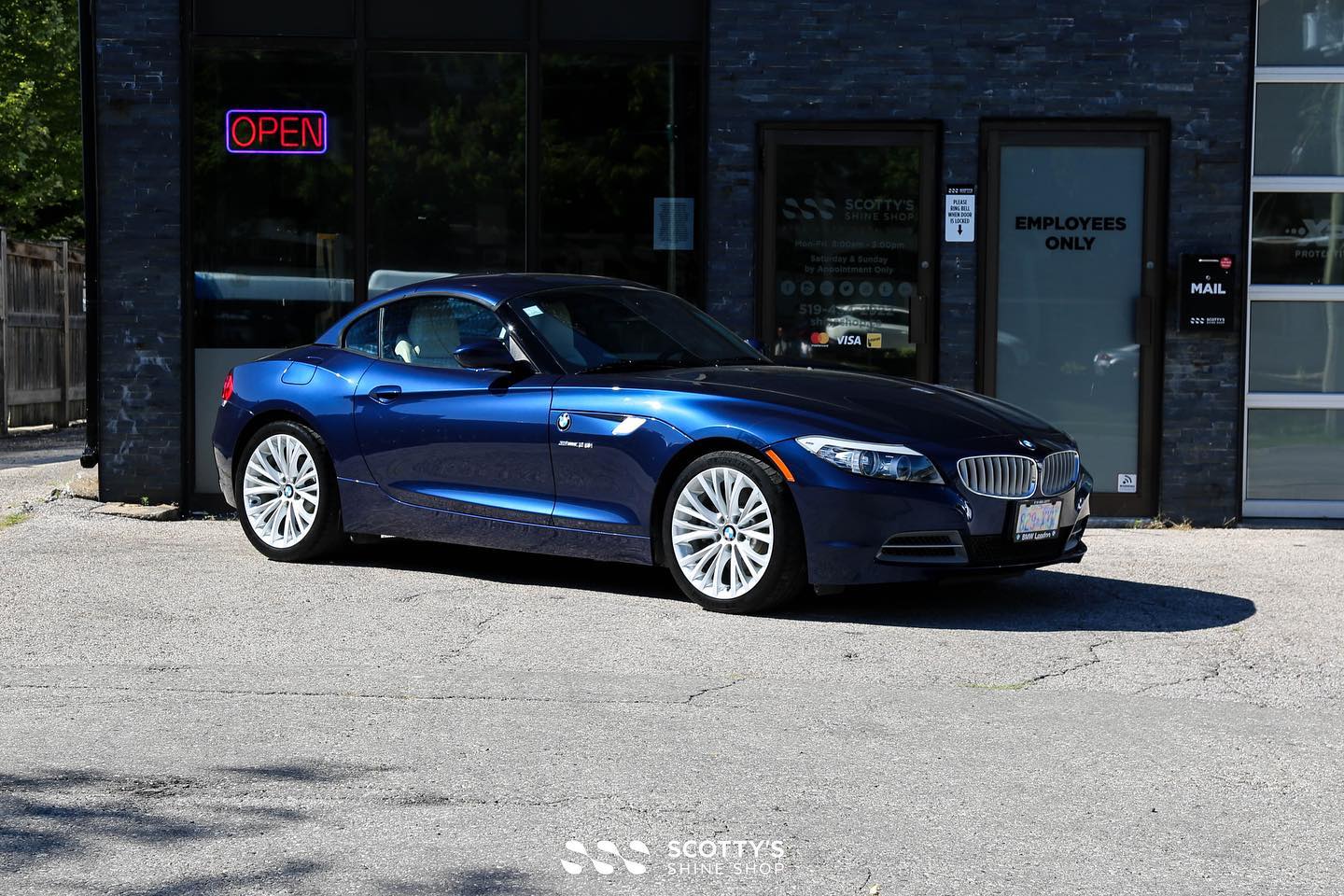 BMW Z4 Paint Correction Ultimate Detailing Package London, ON