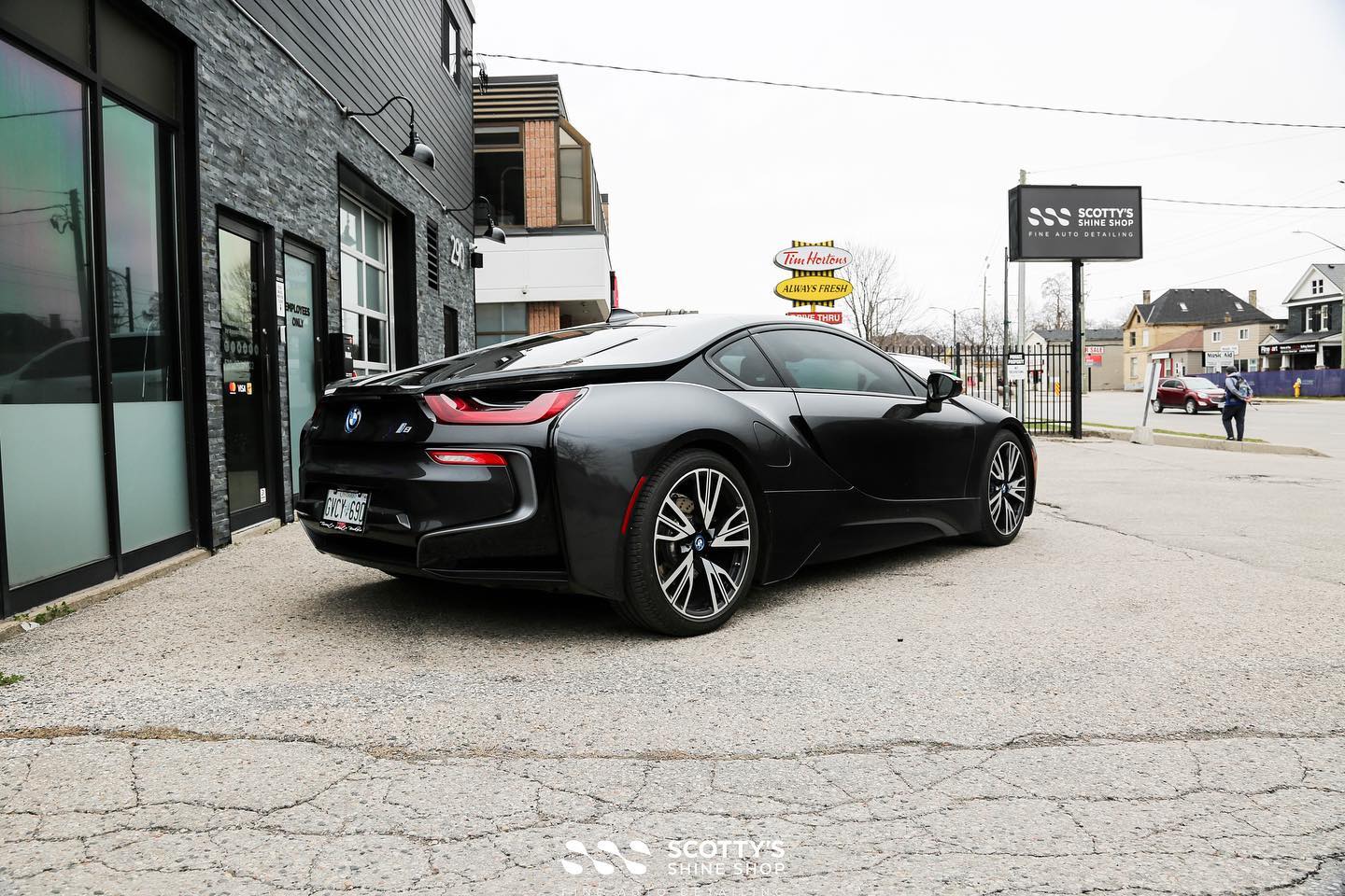 BMW i8 | Xpel Prime XR Plus ceramic window film | London Ontario