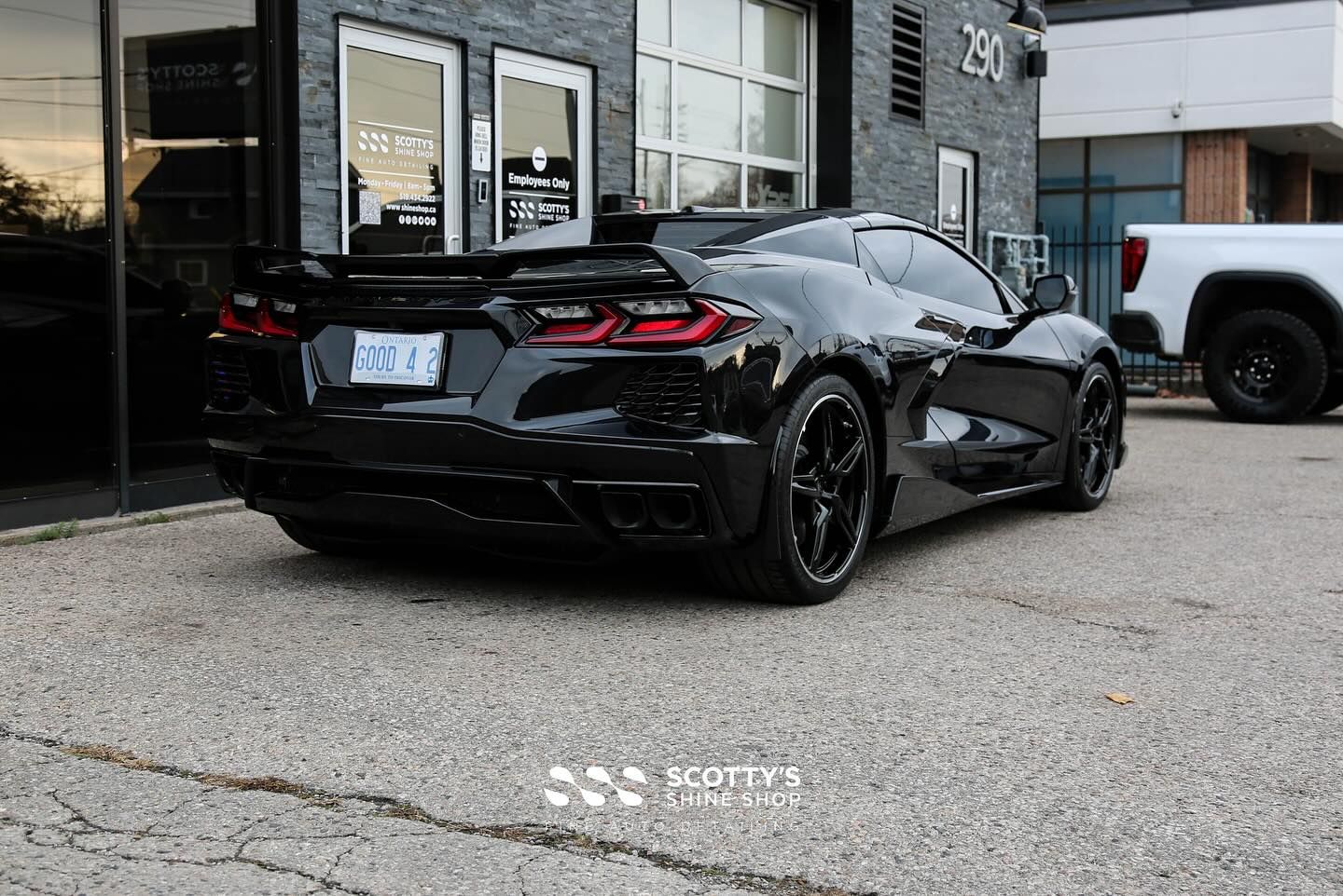 Corvette C8 PPF Paint Correction Window Tint Ceramic Coating