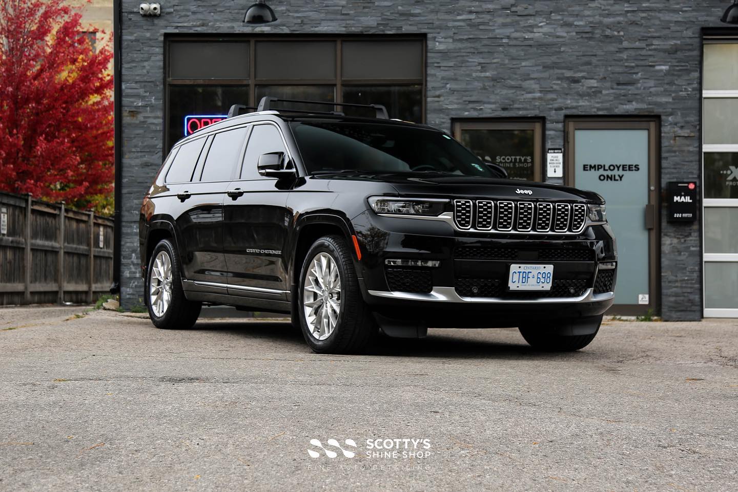 Jeep Grand Cherokee L Paint Correction Gtechniq Coating London