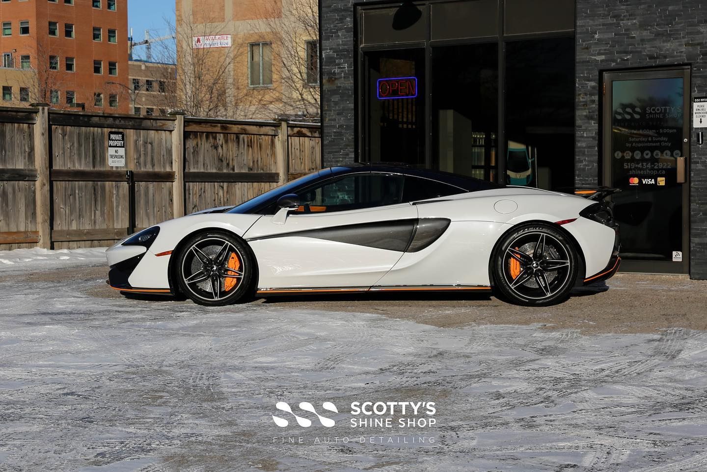 McLaren 570S Xpel Paint Protection Film Ceramic Coating London