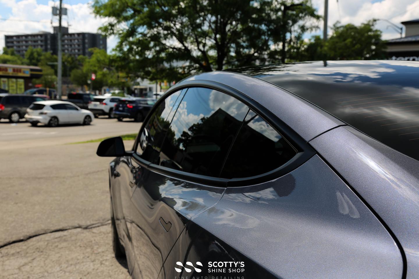 Tesla Model 3 Xpel XR Plus Ceramic Window Tint London Ontario