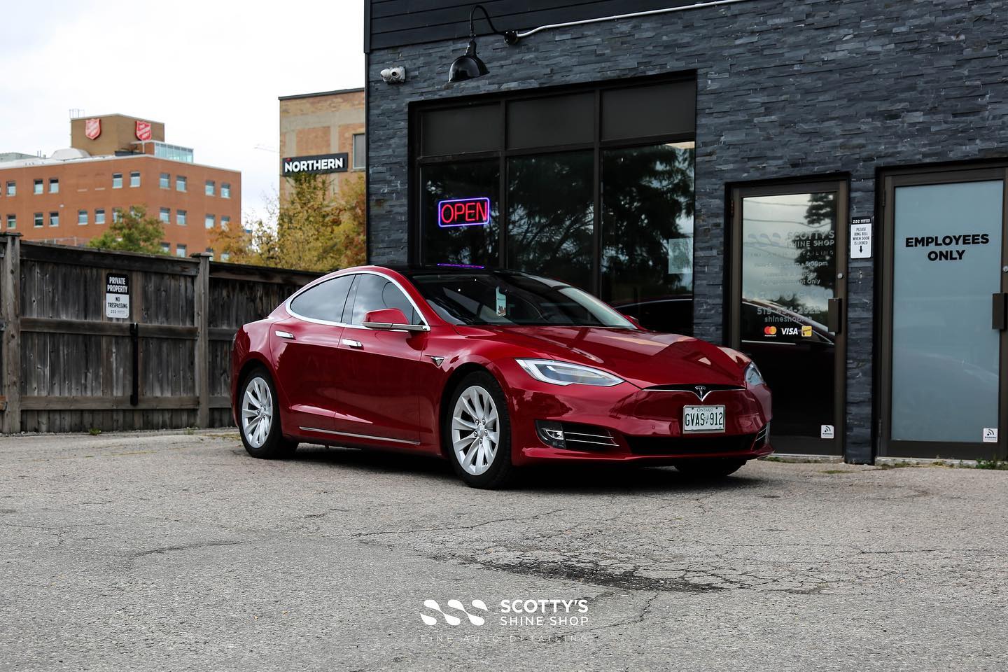 Tesla Model S Xpel Ultimate Plus Paint Protection Film London, ON