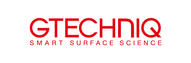 GTECHNIQ logo with red “GTECHNIQ” text and gray “SMART SURFACE SCIENCE” tagline on white background