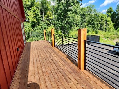 New gate made by NRK Welding LLC.