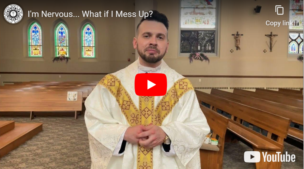 server training video: what if i mess up, i'm nervous