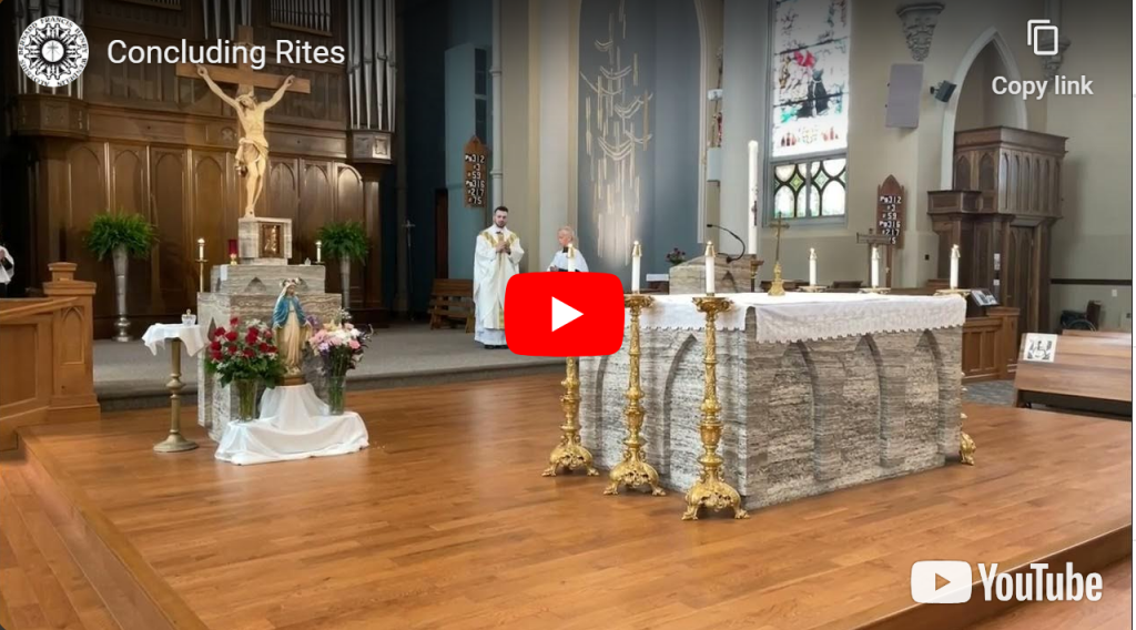 server training video: concluding rites