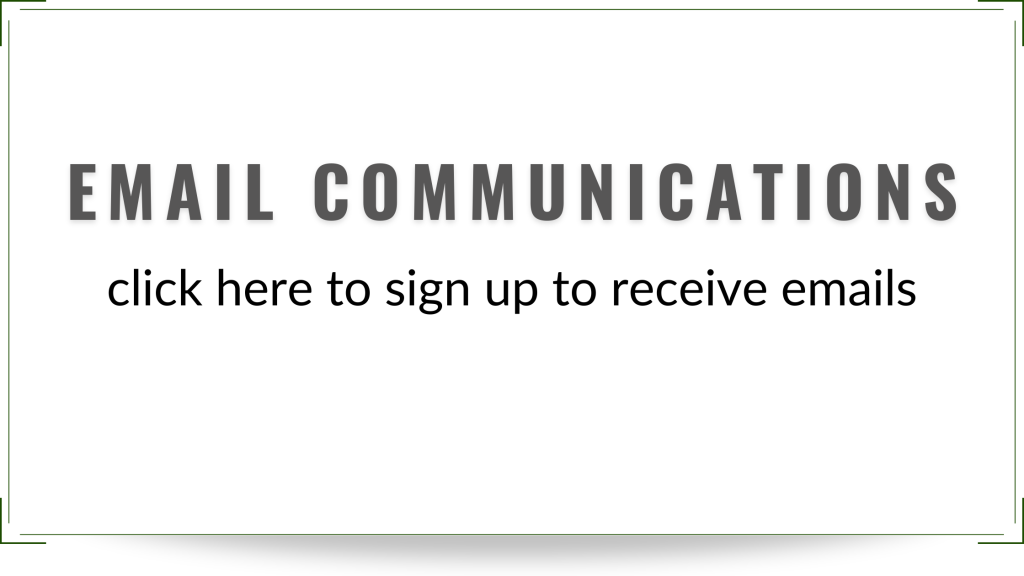 email communications - click here to sign up to receive emails