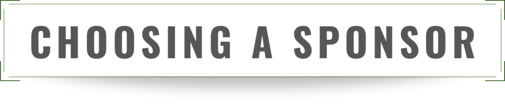 choosing a confirmation sponsor
