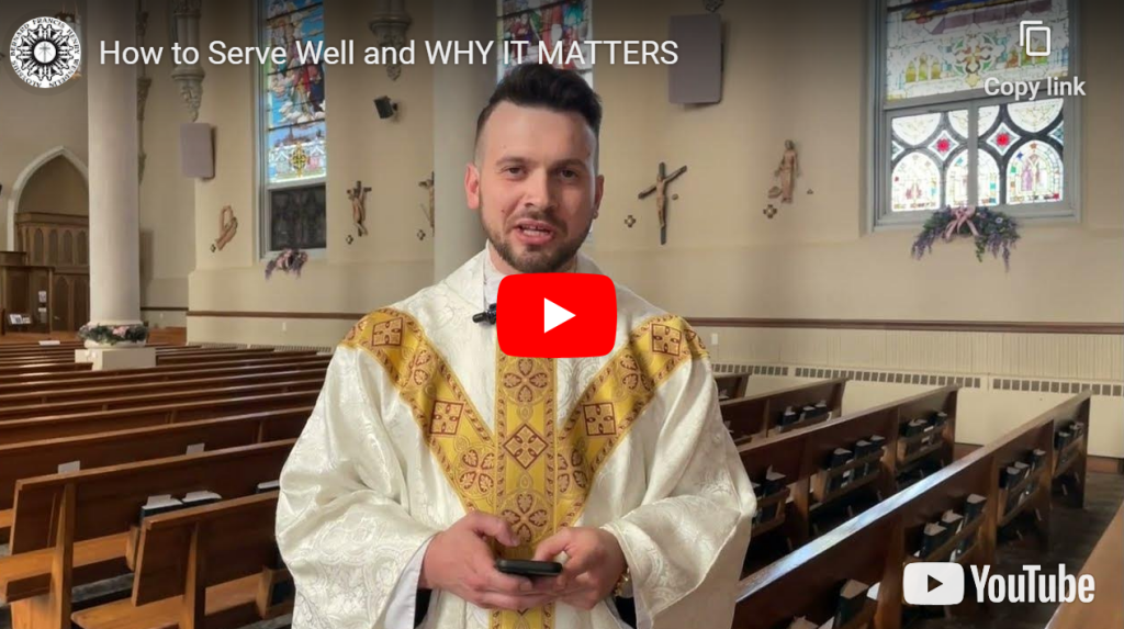 server training video: how to serve well and why it matters to serve well