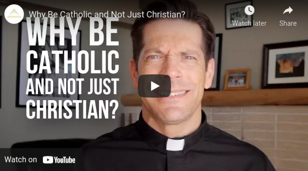 why be catholic and not just christian by fr mike