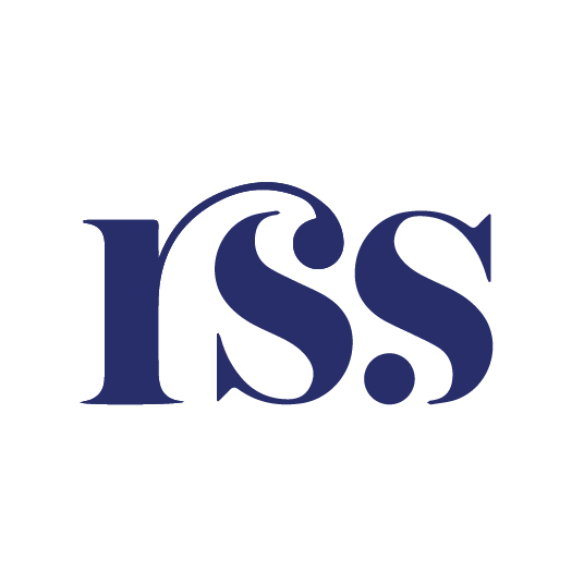 Blue RSS logo