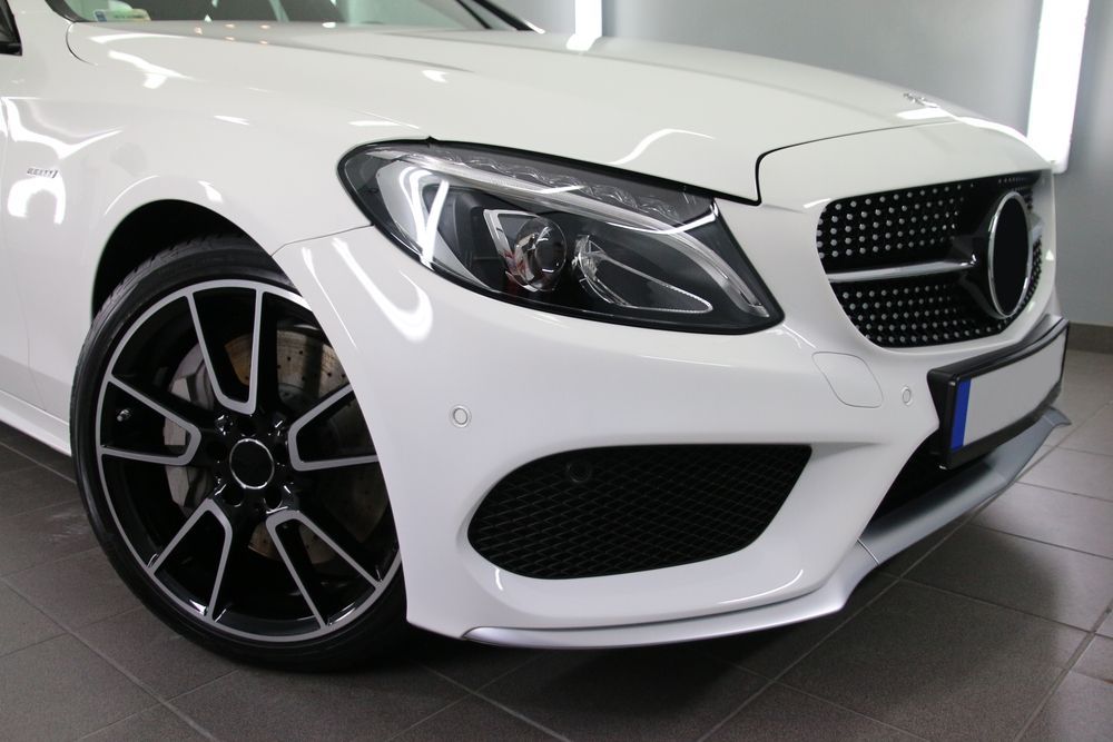 A White Mercedes Car is Parked— Territory Limousine Service in Marrara, NT