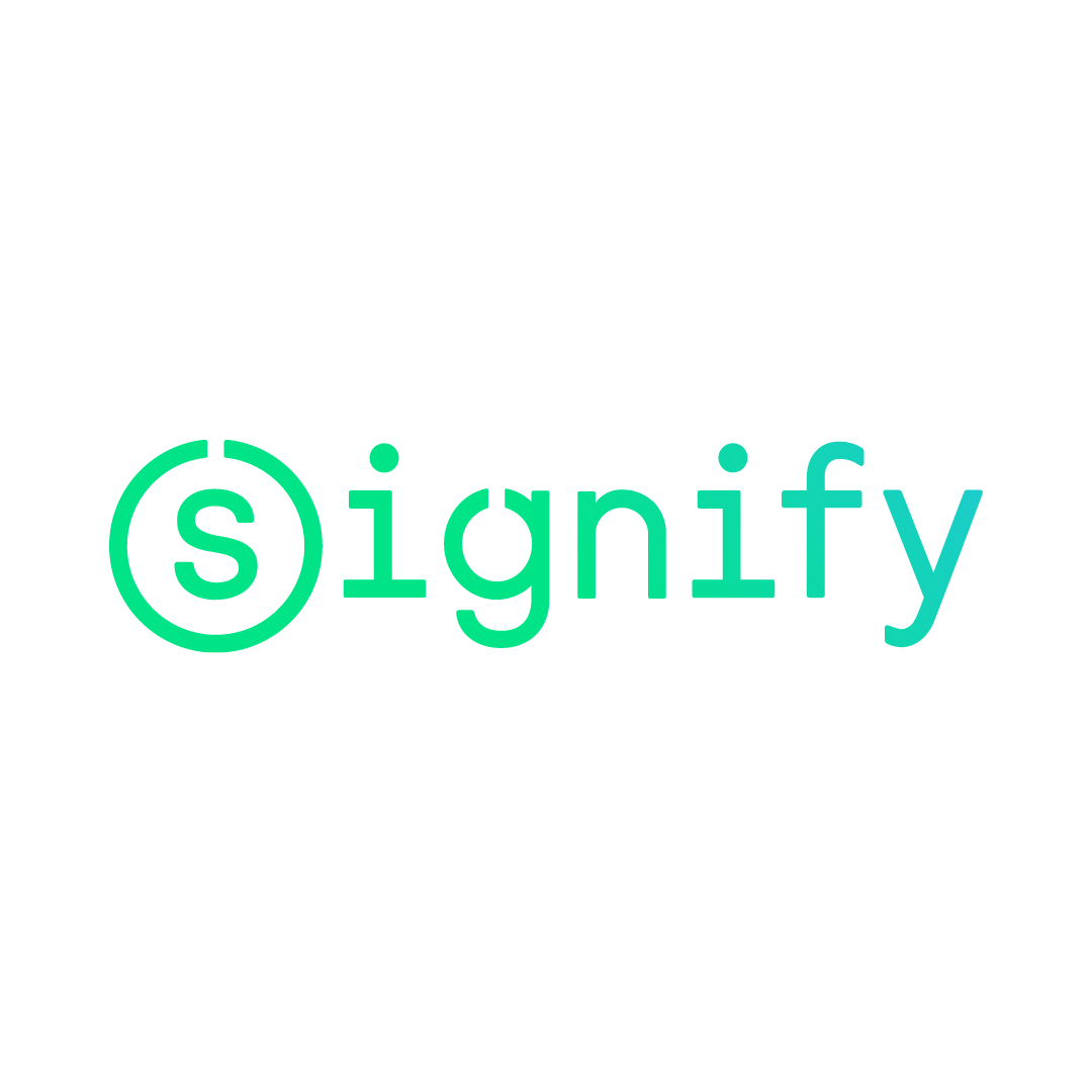 Signify logo: green