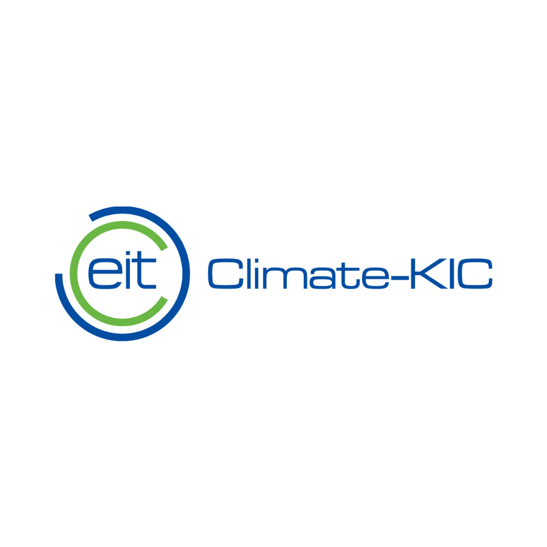 Logo for EIT Climate-KIC: Blue and green circular design with