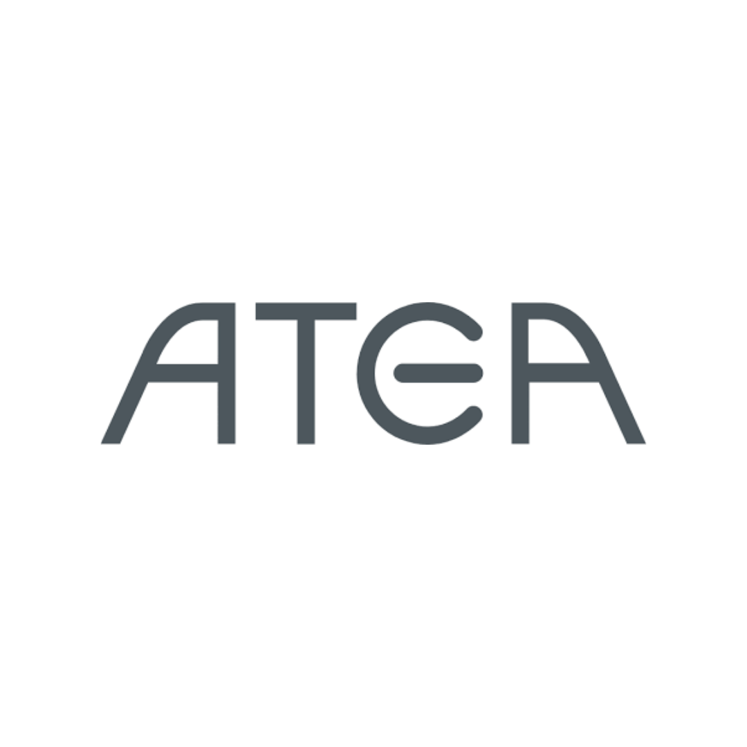 Gray logo with the letters