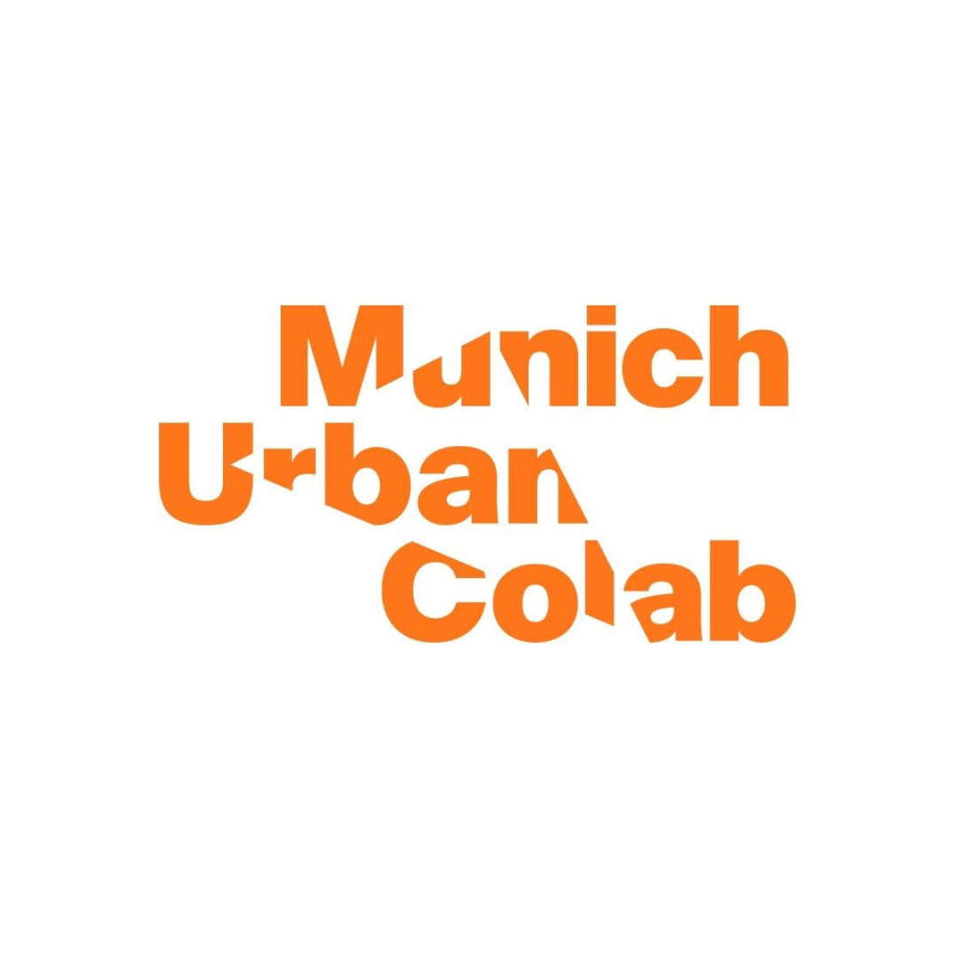 Orange text logo