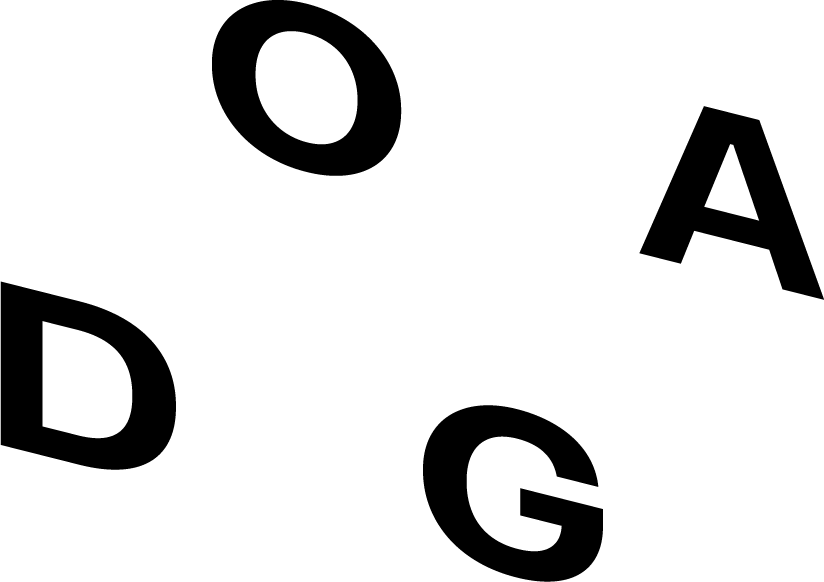 Letters spelling the word DOG, with an additional