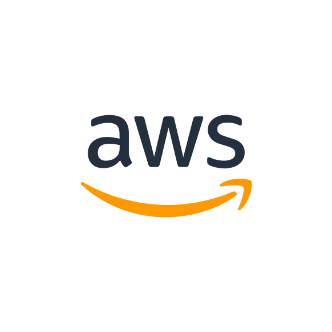 AWS logo: dark blue