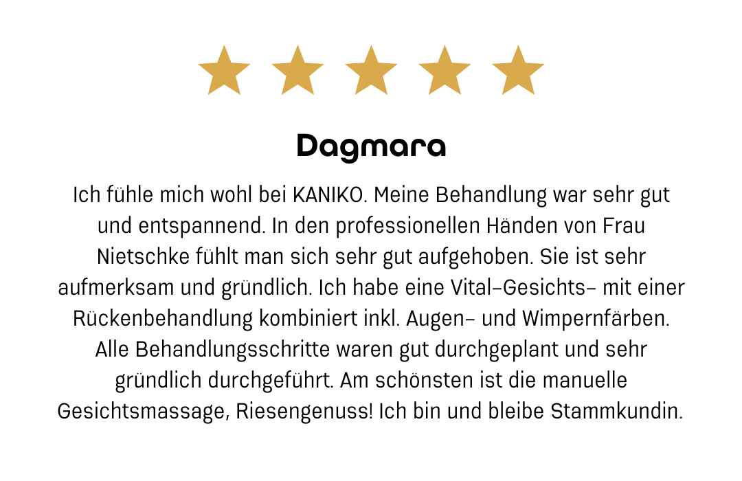 Google Bewertung von Dagmara