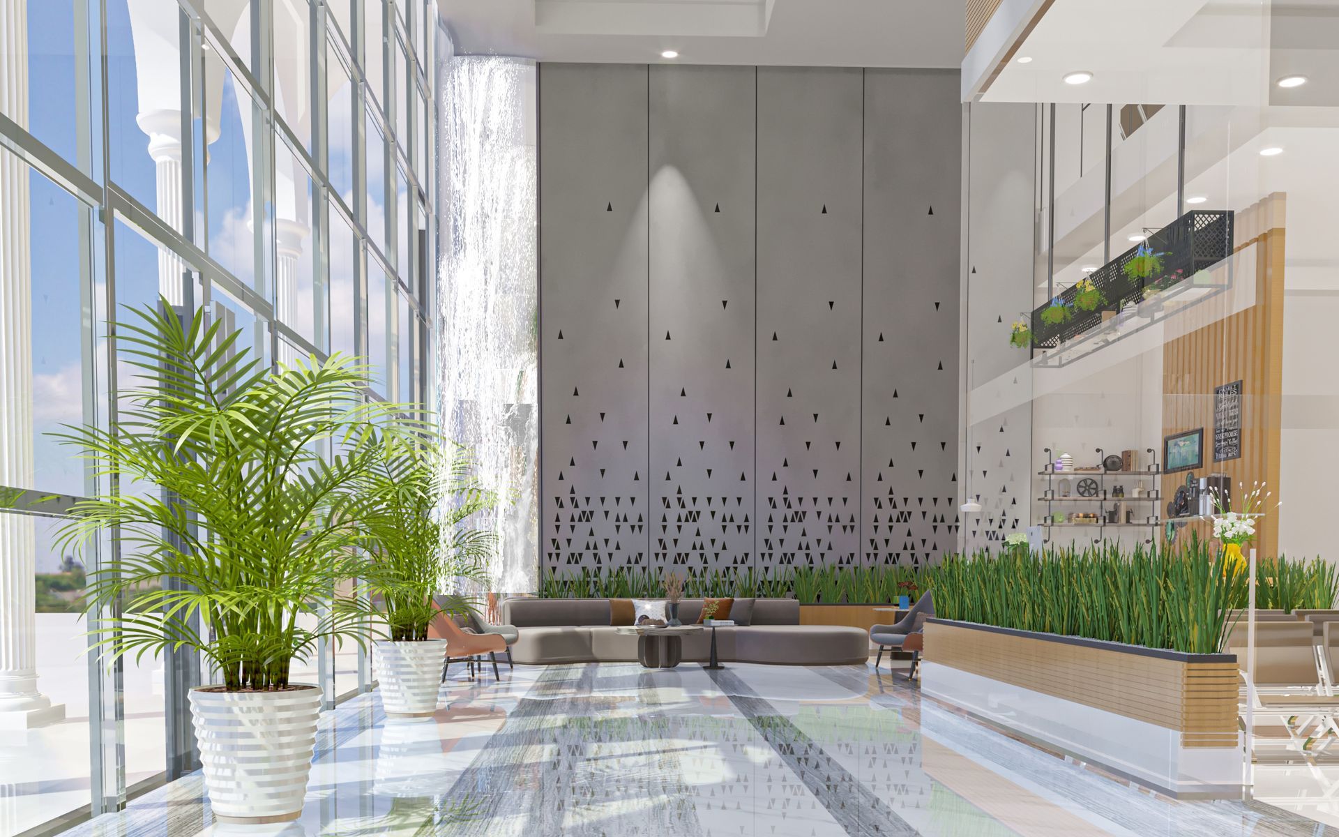 Muweilah Medical Centre healthcare interior designed by Levantine Healthcare, view 6