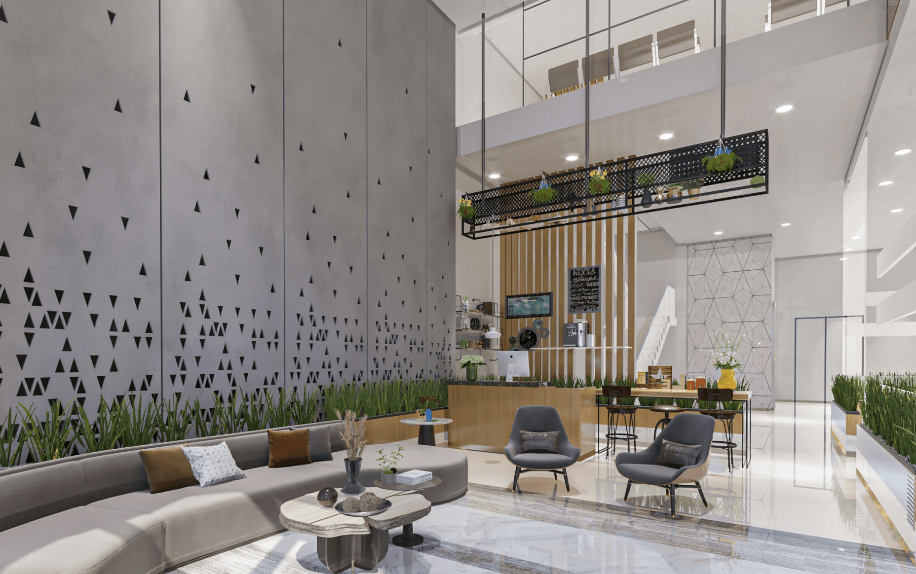 Muweilah Medical Centre healthcare interior designed by Levantine Healthcare, view 4