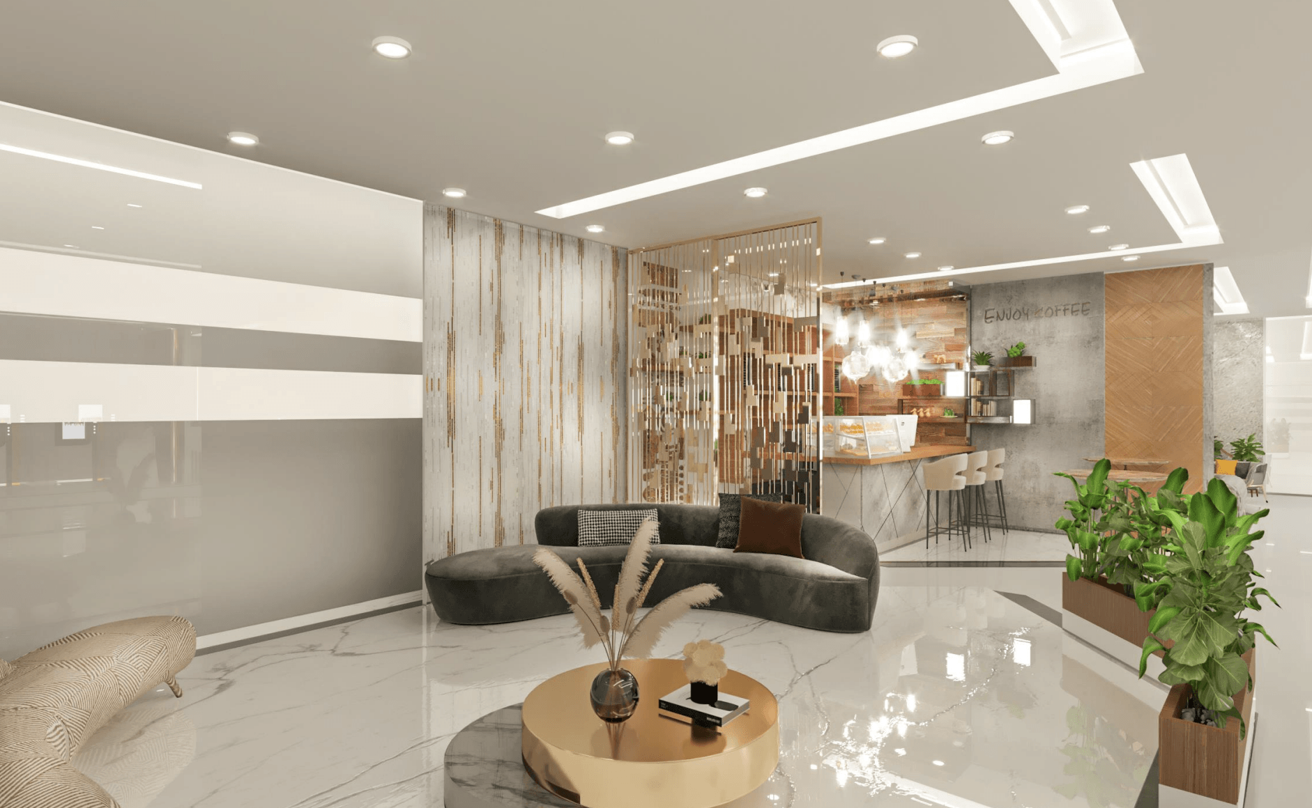 TAJ healthcare interior designed by Levantine Healthcare, view 2