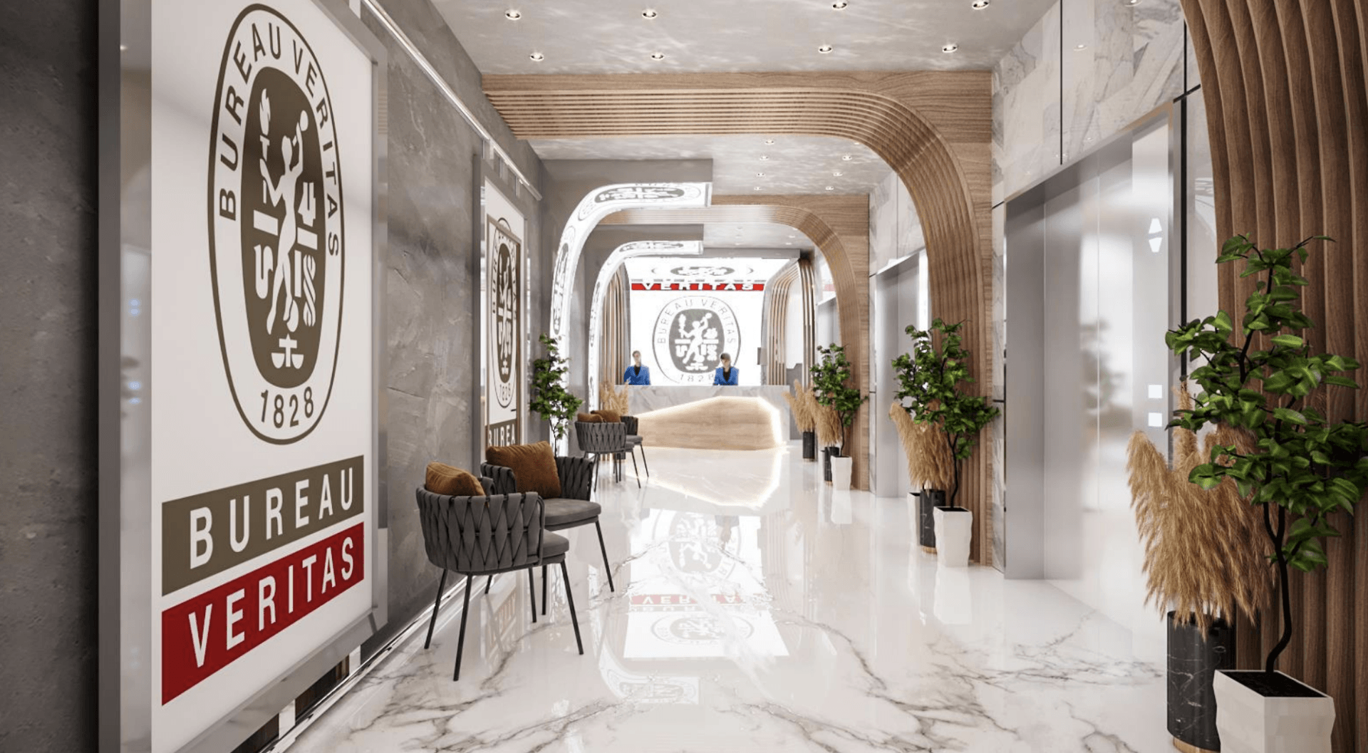 Bureau Veritas interior project by Levantine, view 2