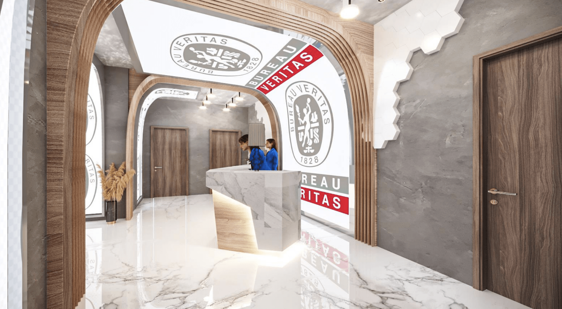 Bureau Veritas interior project by Levantine, view 3