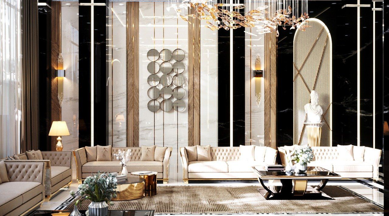 Majlis - UAE Villa interior project by Levantine, view 12