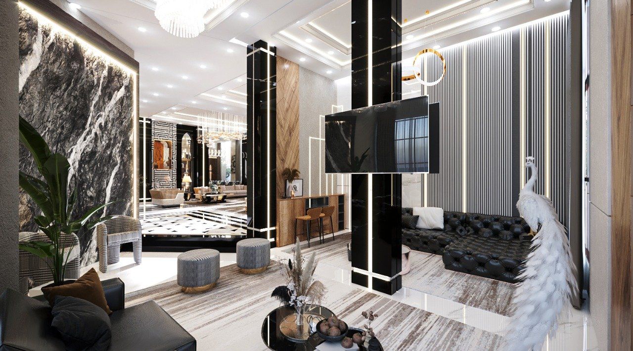 Majlis - UAE Villa interior project by Levantine, view 6
